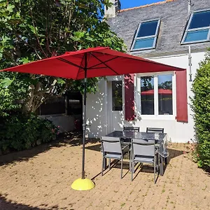 Vieux Passage, Maison Avec Cour Privée à 150 M Du Port Et De La Plage Hébergement de vacances Plouhinec (Morbihan)